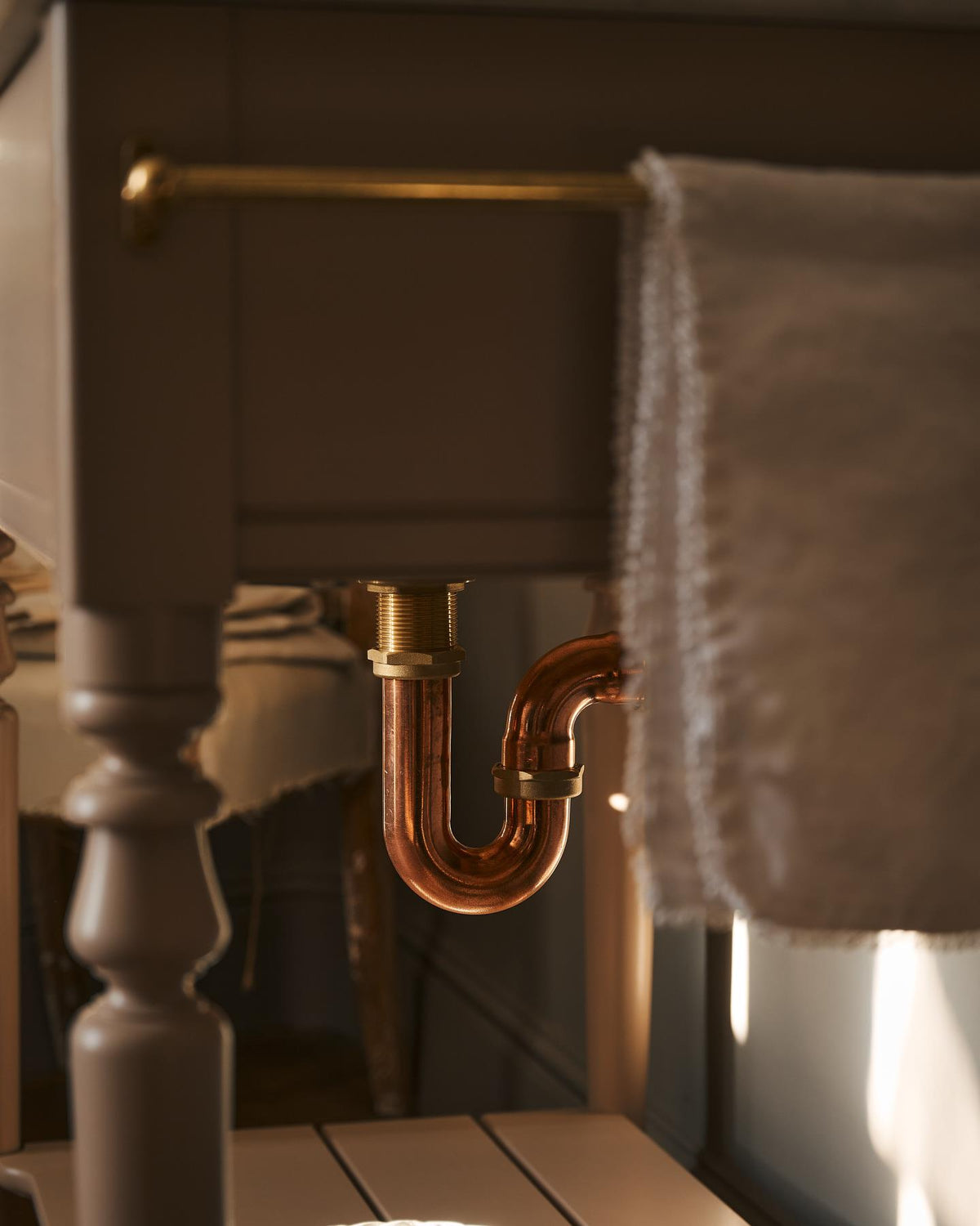 The Victorian Washstand with Mixer Tap - Twin, Princelet Pink, No Worktop TEST