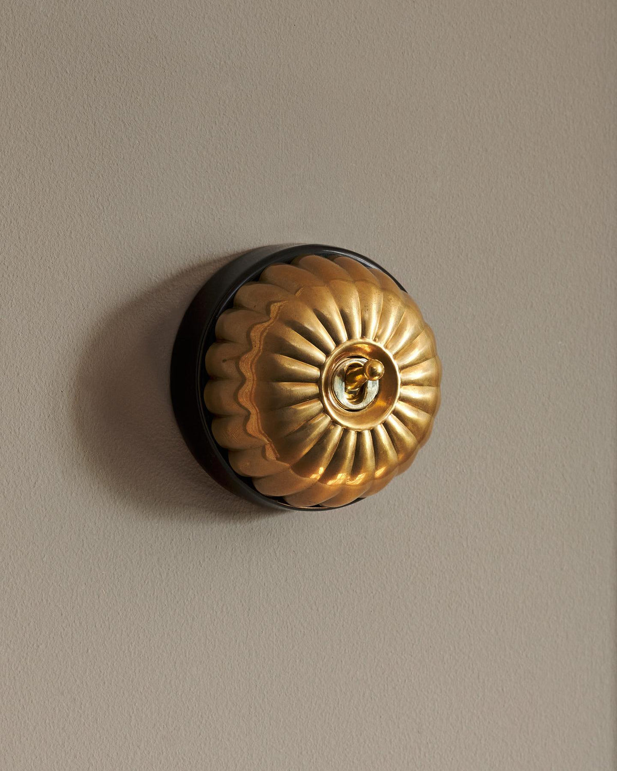 The Jelly Toggle Switch - Heirloom Brass, Black Base, Intermediate TEST