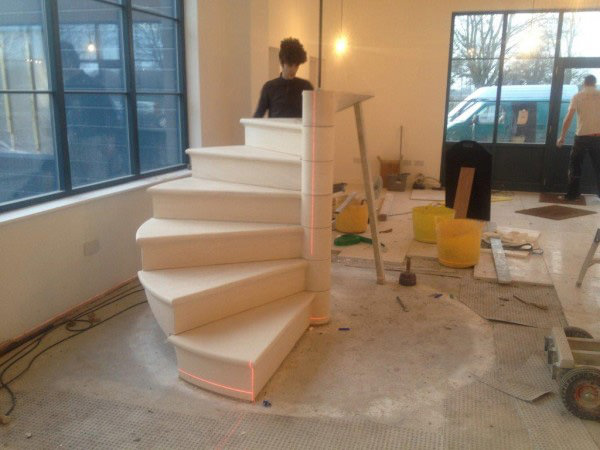 deVOL-kitchens-blog-Cotes Mill-Limestone-spiral-staircase-construction-beautiful-interiors-design-photography-Carvero-art