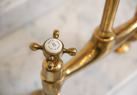 the perfect antique brass tap by deVOL