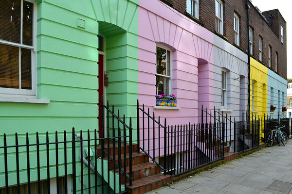 Coloured-houses