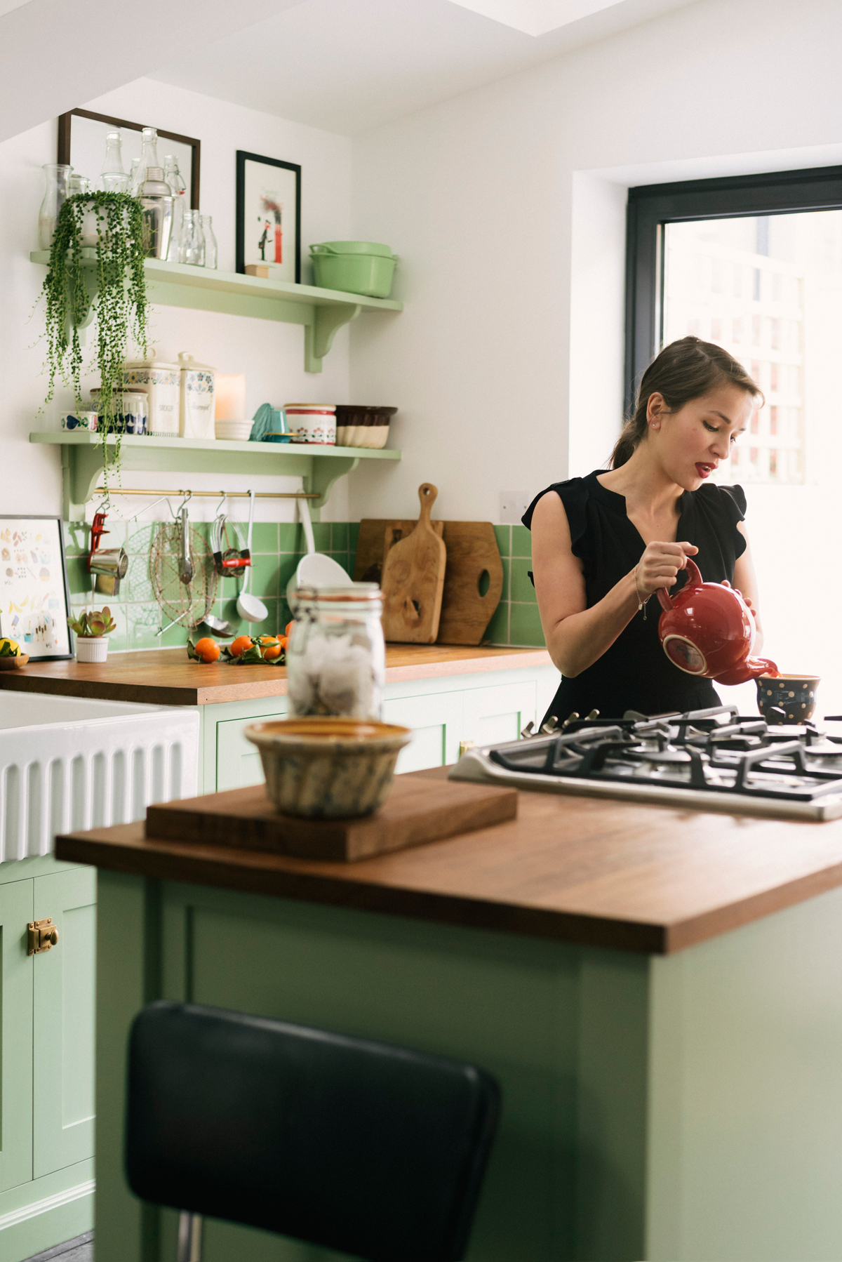 Rachel Khoo's Pea Green deVOL Kitchen 