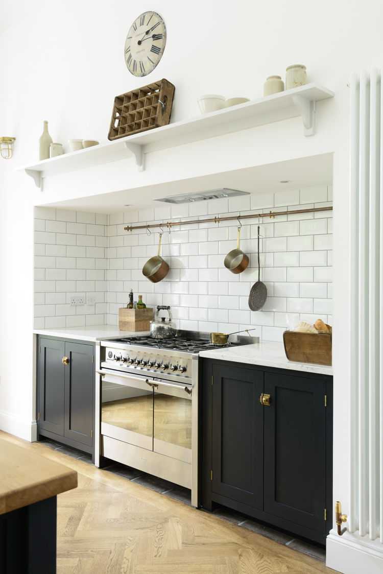 Kitchen With Metro Tiles Stock Photo Download Image Now Istock