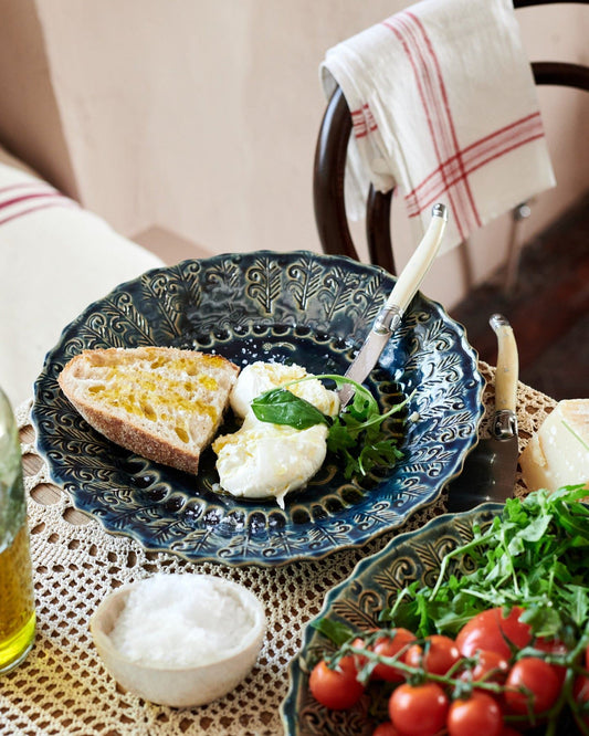 Round Heirloom Platter - Indigo Blue (Second)