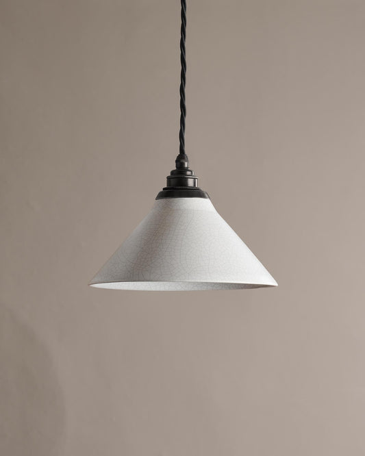 The Crackle Pendant Light - Small, Aged Bronze