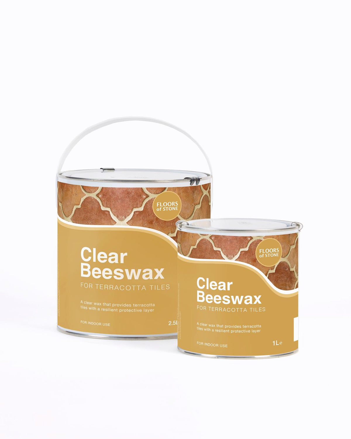 Clear Beeswax for Terracotta Tiles - 2.5L TEST