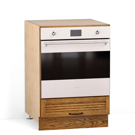 Single Oven with Tambour Drawer
