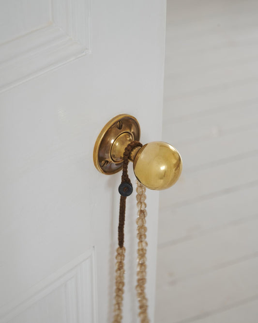 The Clarice Doorknob with Romilly Backplate
