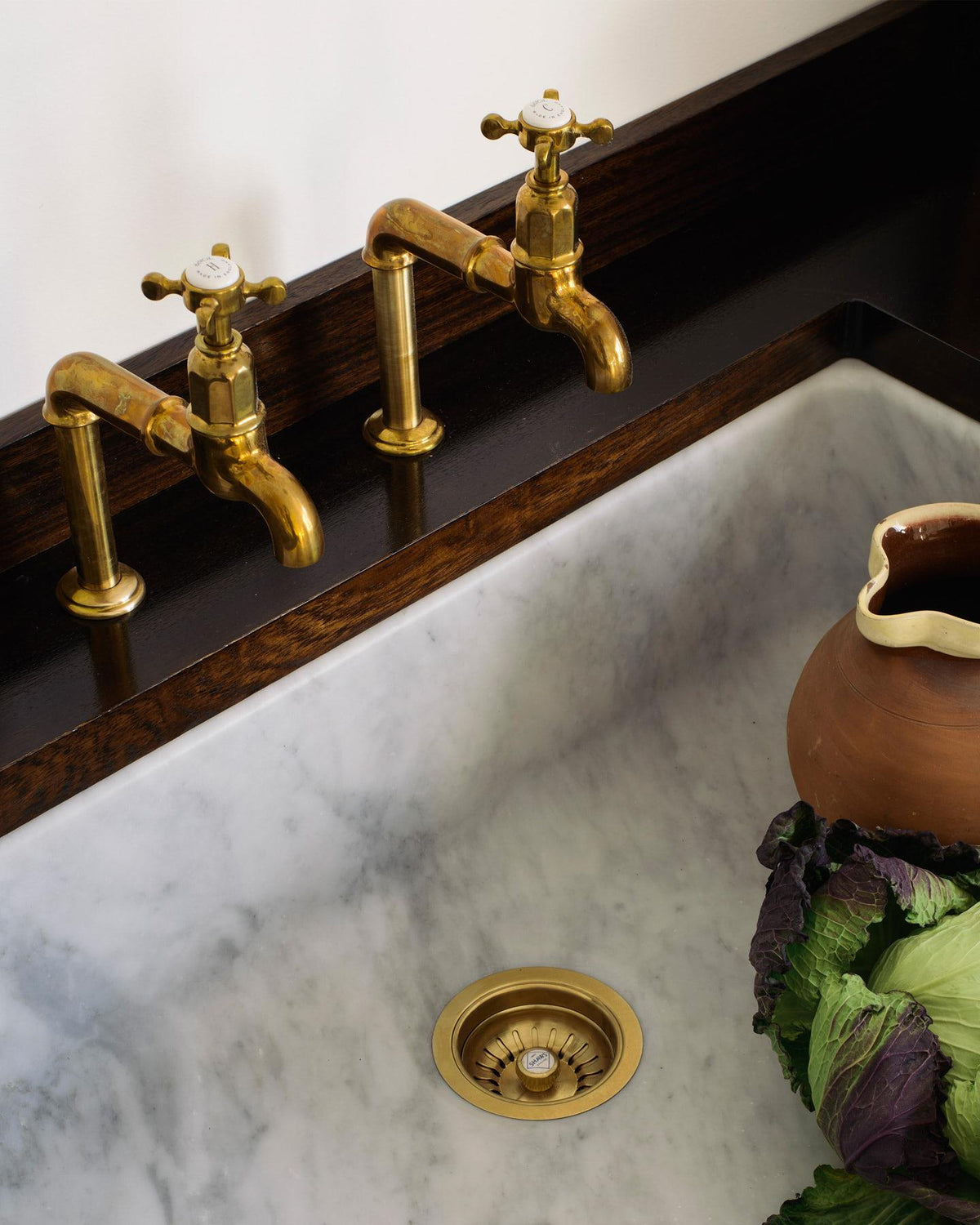 Tuscan Farmhouse 800 Single Carrara Marble Sink TEST