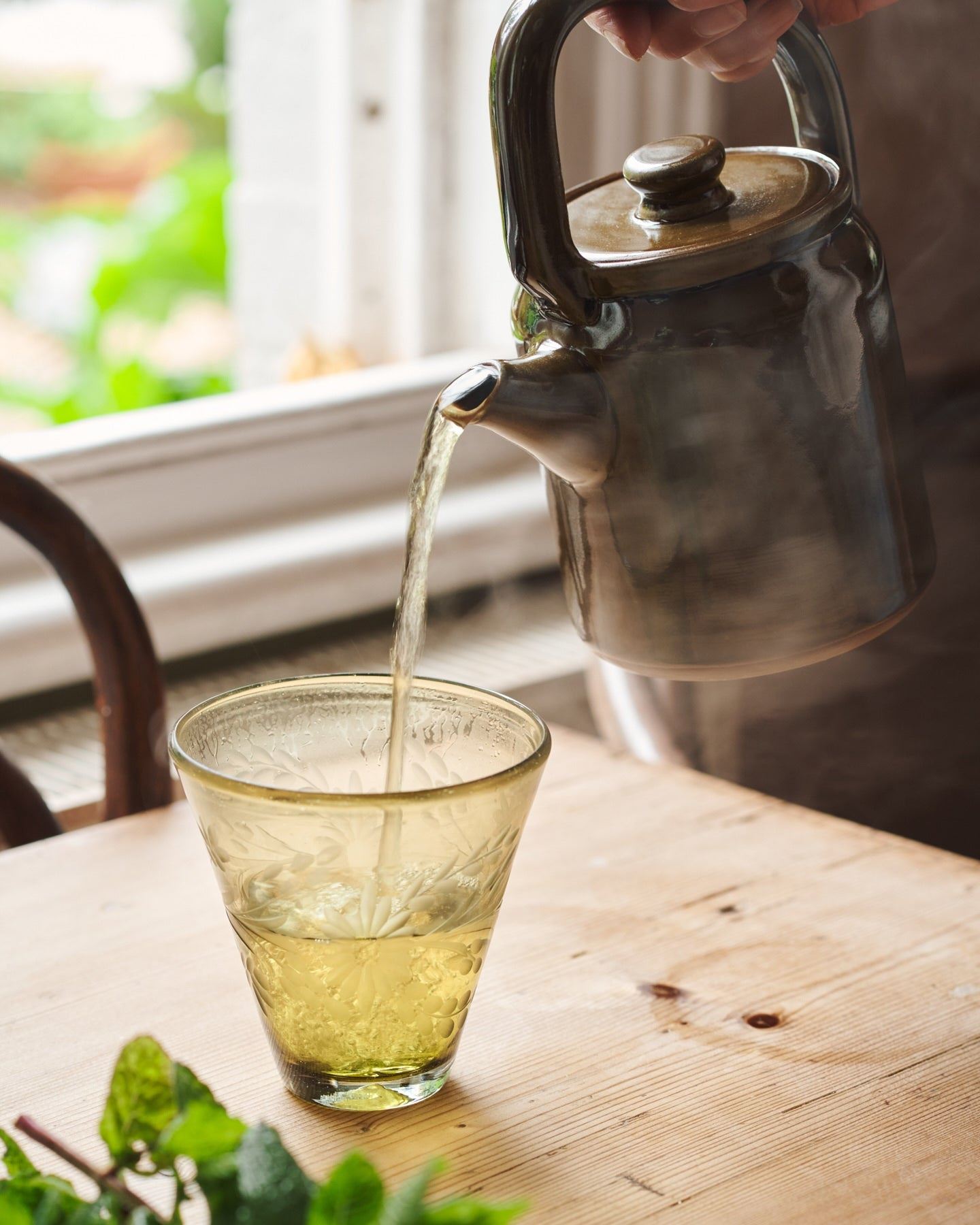 The Amber Glaze Teapot