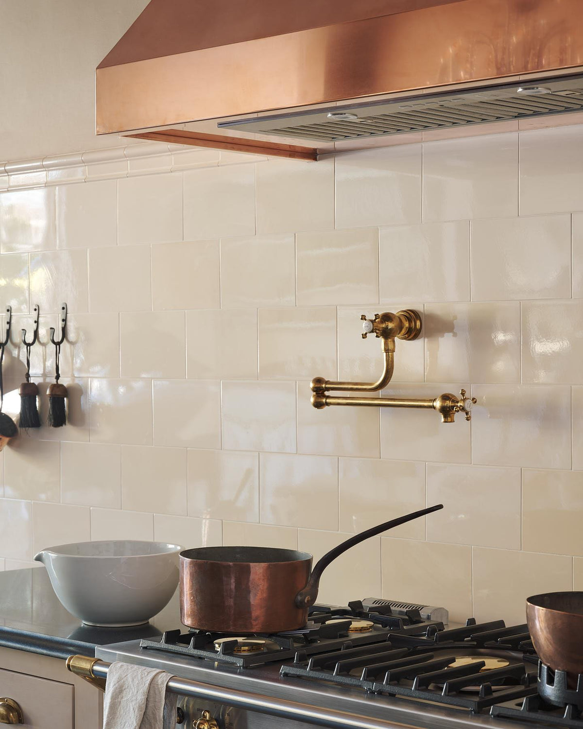 deVOL Aged Brass Pot Filler Tap TEST