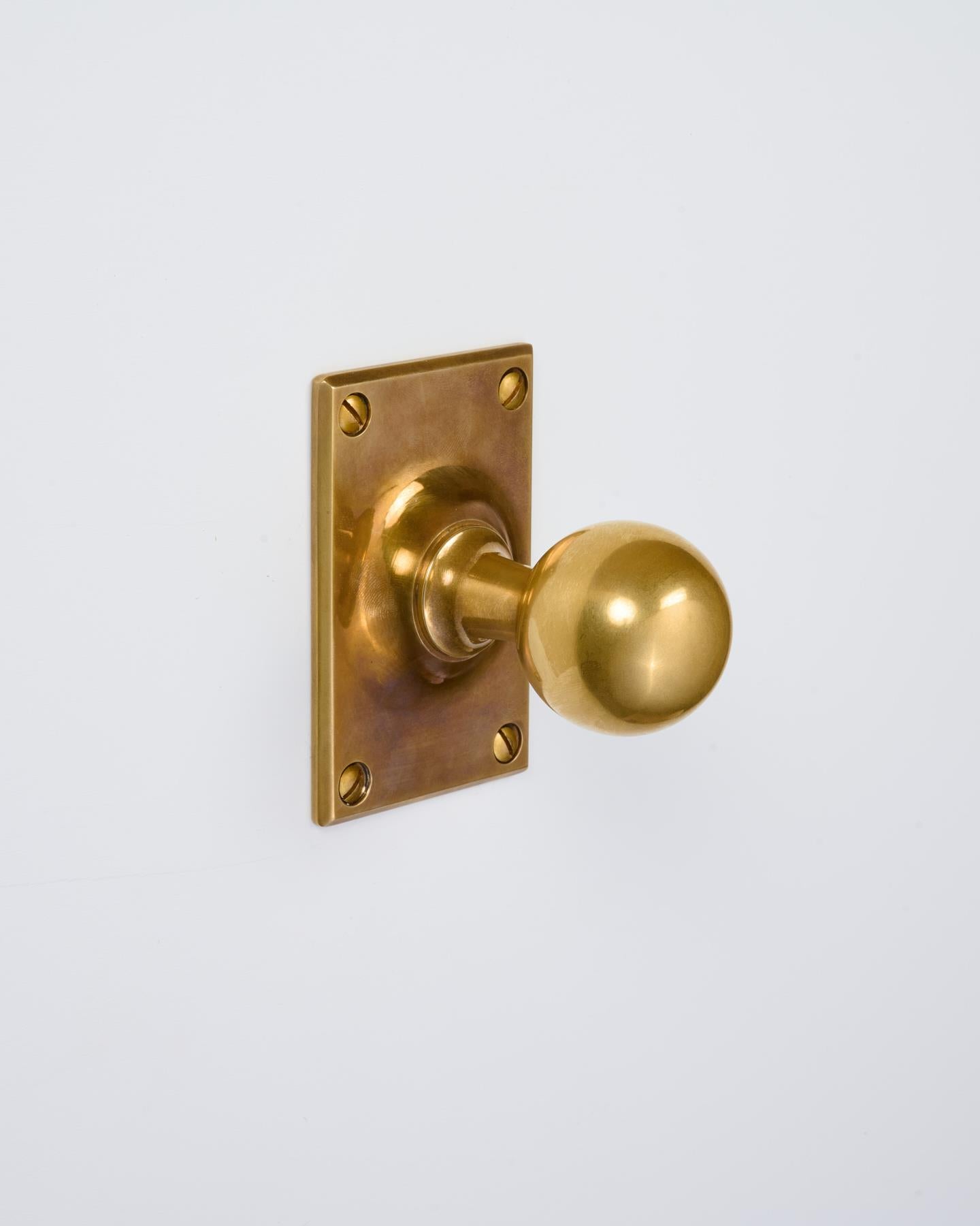 The Clarice Doorknob with Ottilie Backplate