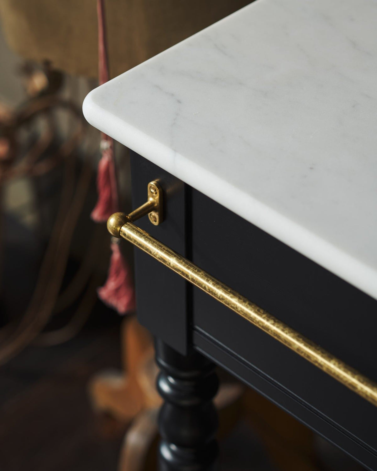 The Victorian Washstand with Mixer Tap - Twin, Printer's Black, No Worktop TEST