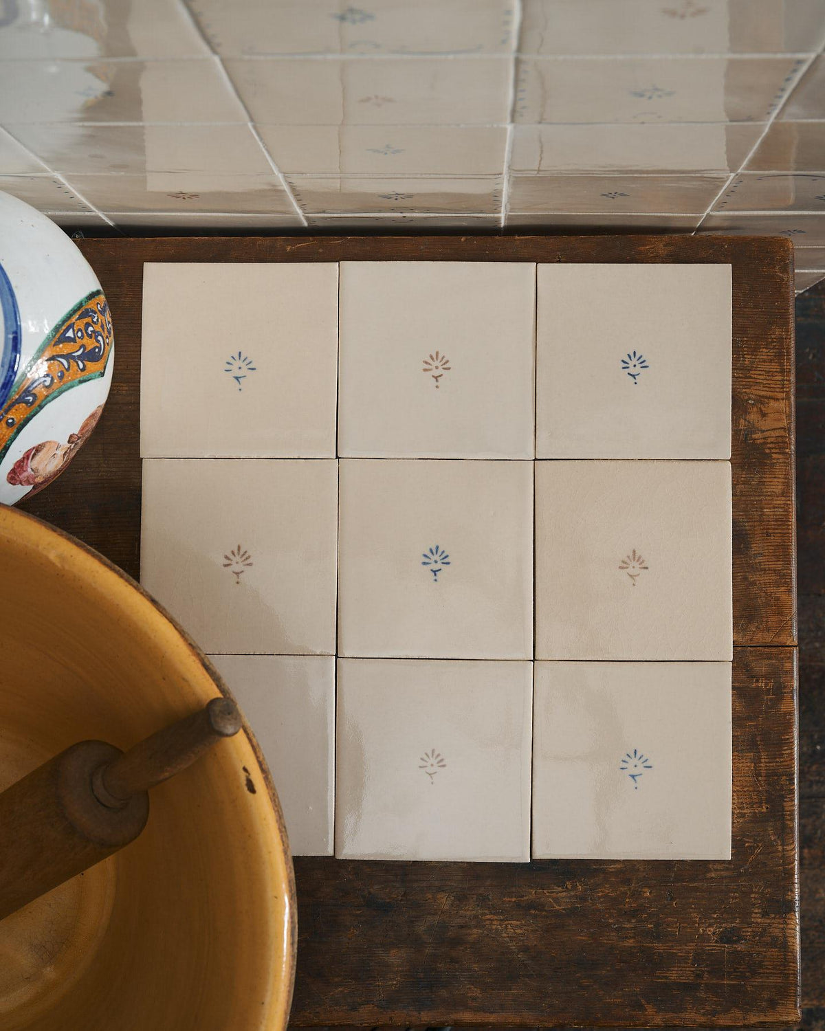 Ditsy Delft Tile - Ditsy in Blue TEST