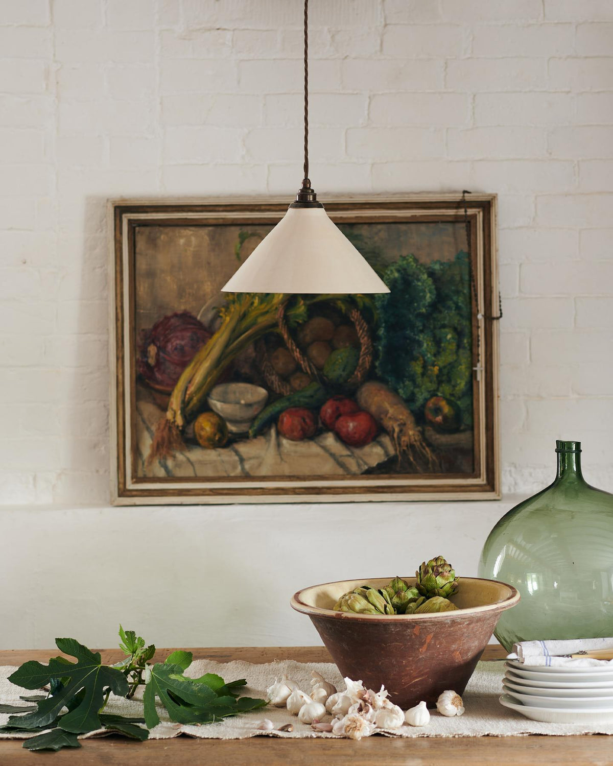 The Creamware Pendant Light - Large TEST