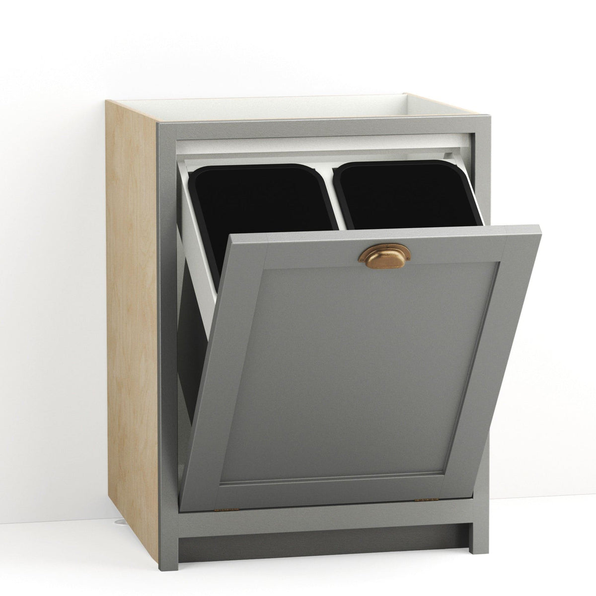 680mm Double Bin Cabinet