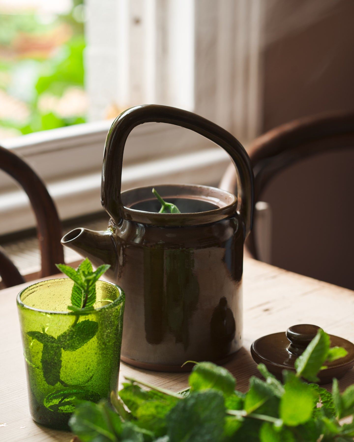 The Amber Glaze Teapot