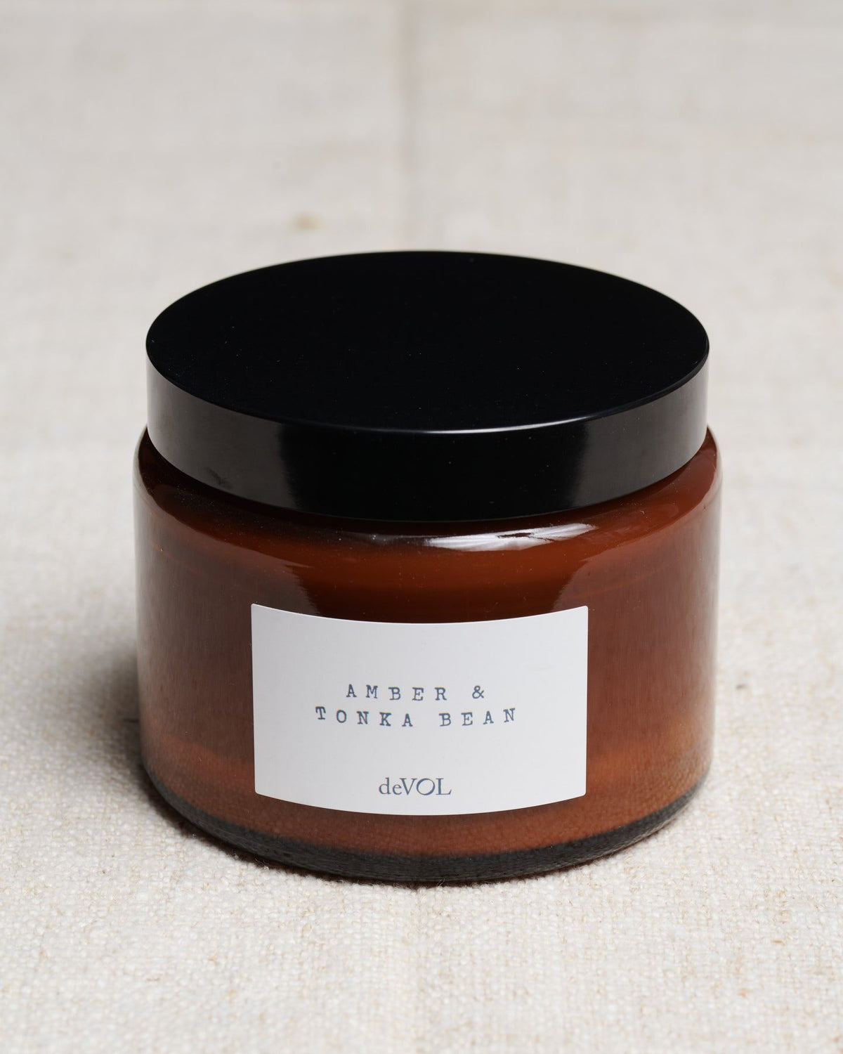 Large deVOL Scented Candle - Amber & Tonka Bean TEST
