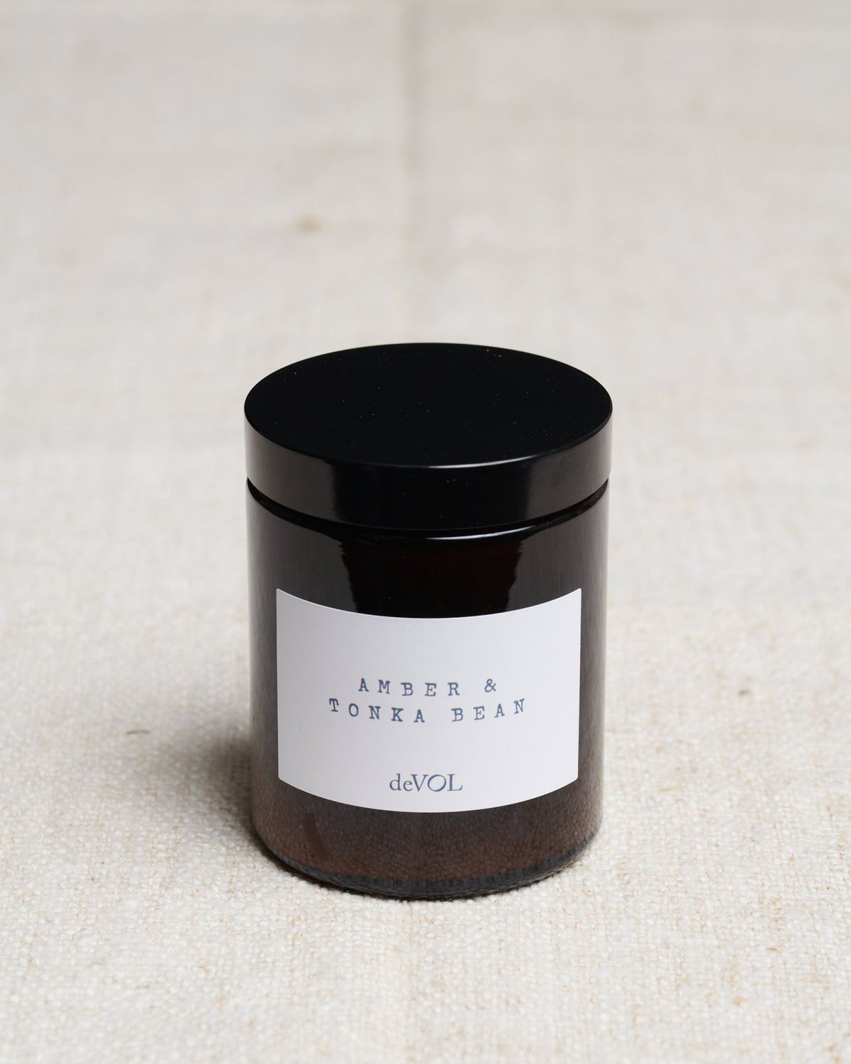 Medium deVOL Scented Candle - Amber & Tonka Bean TEST