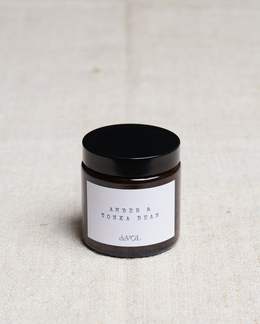 Small deVOL Scented Candle - Amber & Tonka Bean