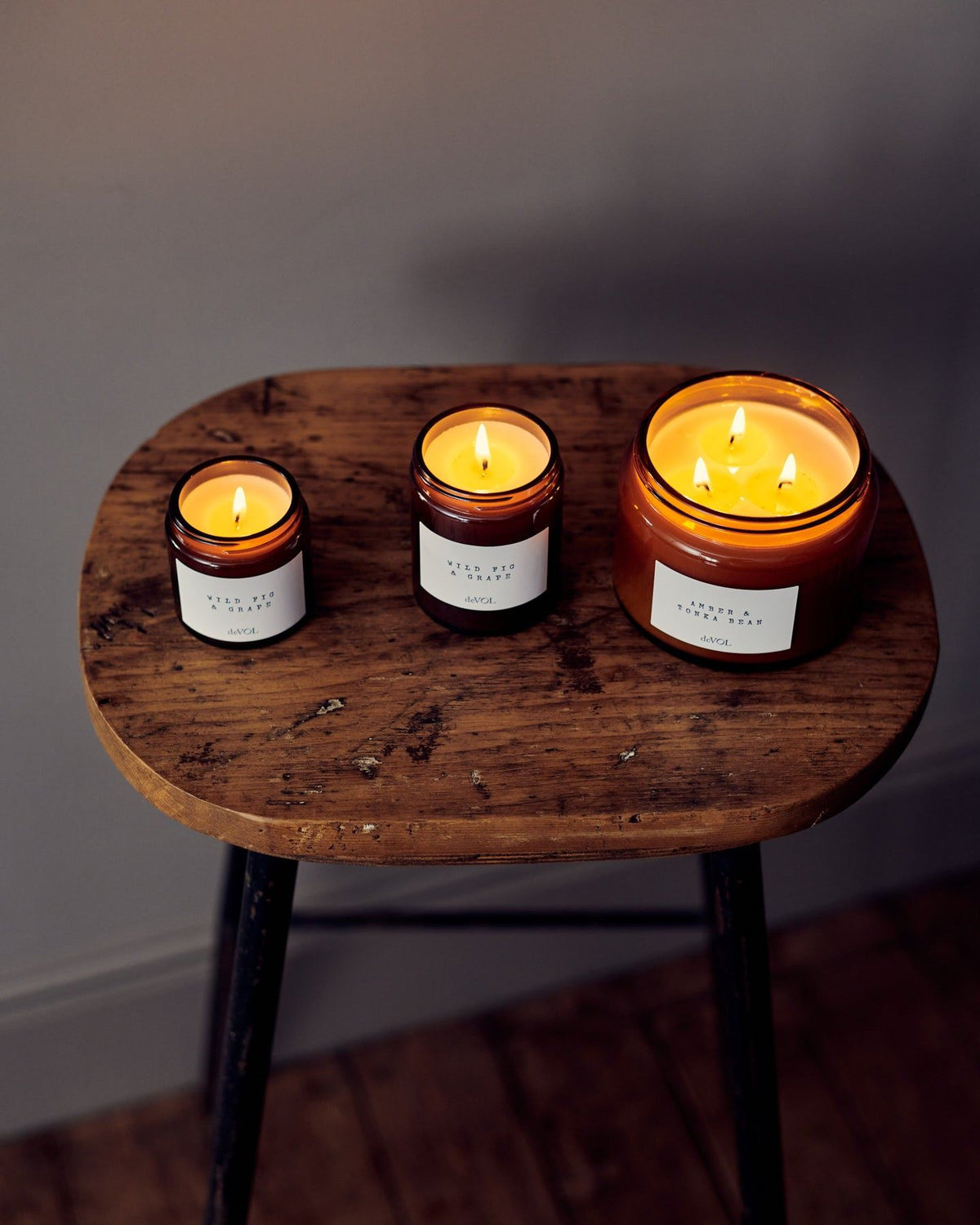 Small deVOL Scented Candle - Wild Cranberry TEST