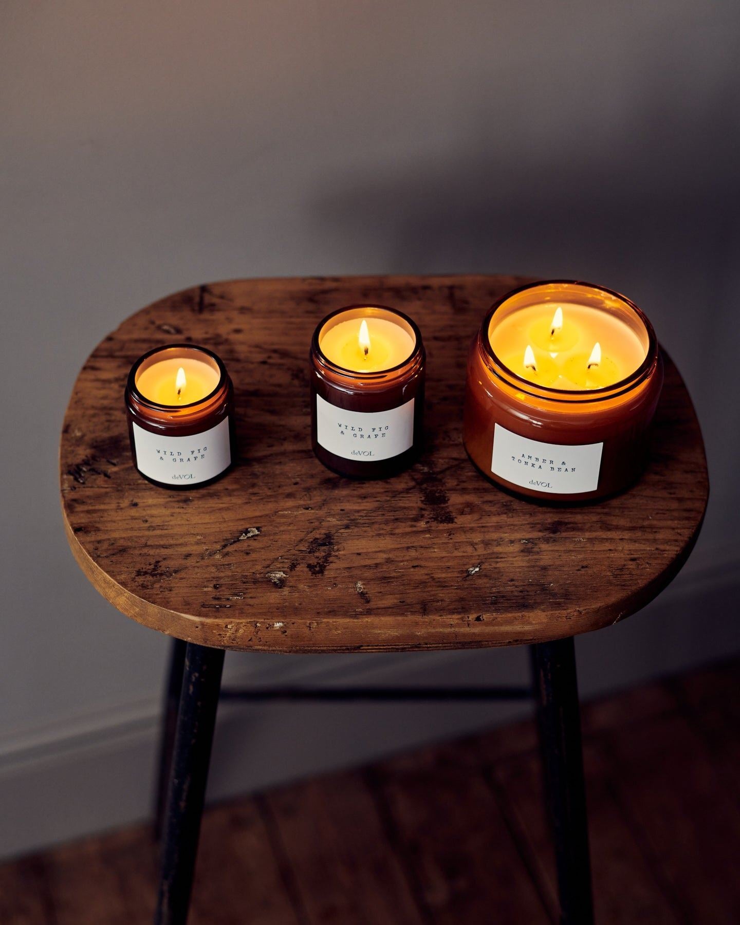Large deVOL Scented Candle - Wild Fig & Grape