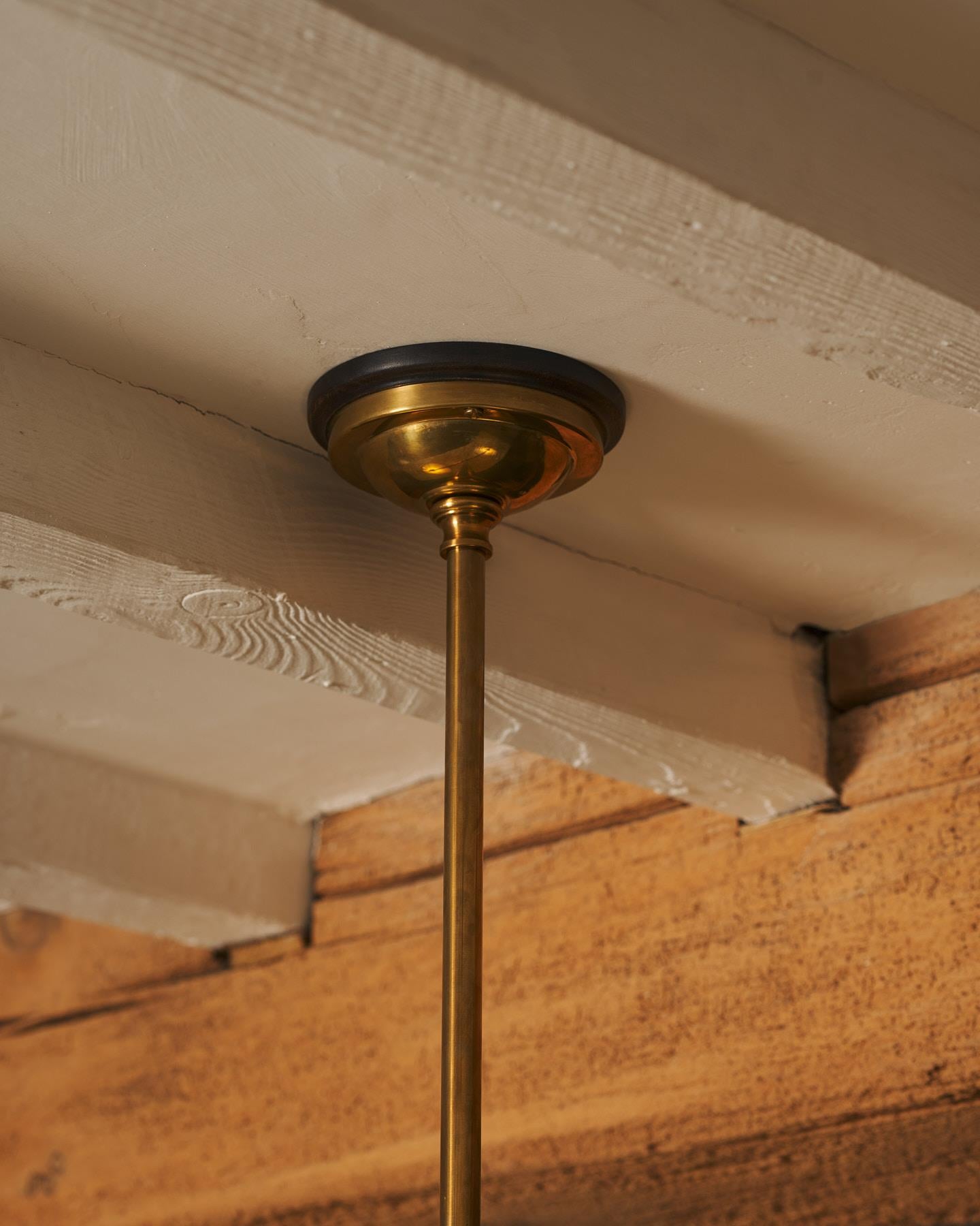 The Heirloom Gaselier Light with Milk Glass Shades - Short