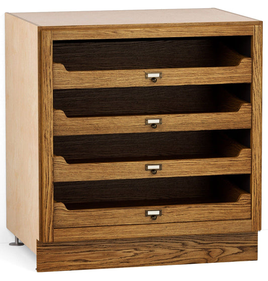 Open Cupboards with Internal Drawers