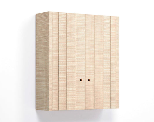 800mm Double Door Plank Wall Cupboard