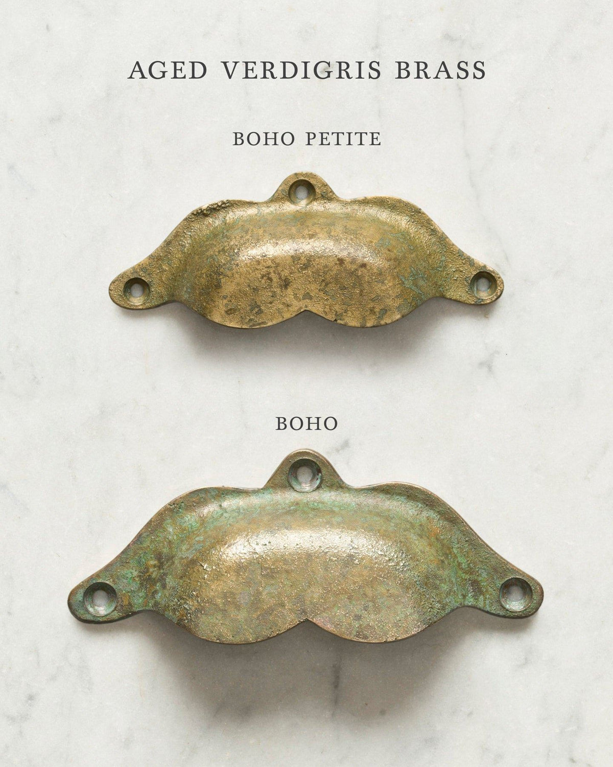 Aged Verdigris Brass Boho Handle TEST