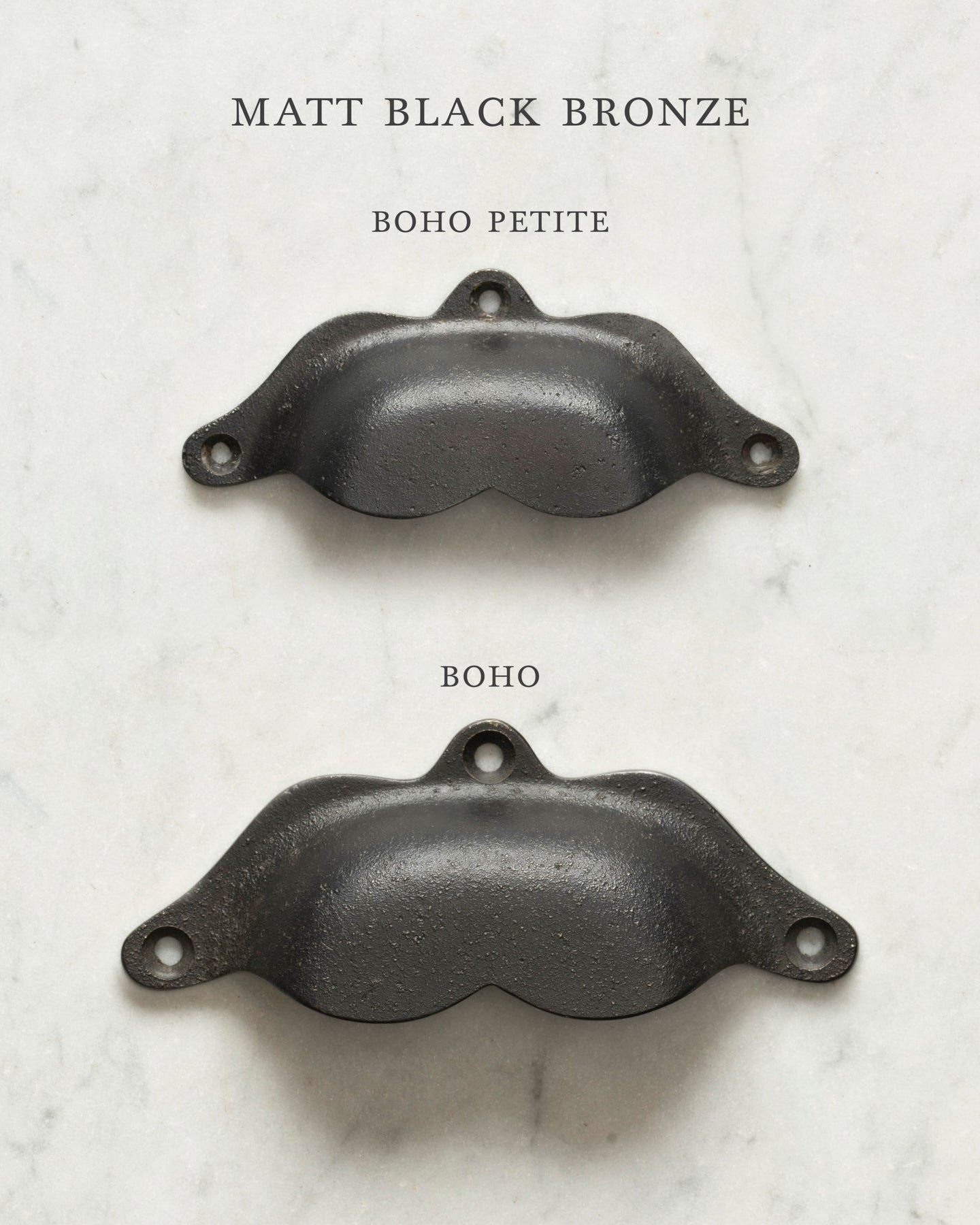 Matt Black Bronze Boho Handle