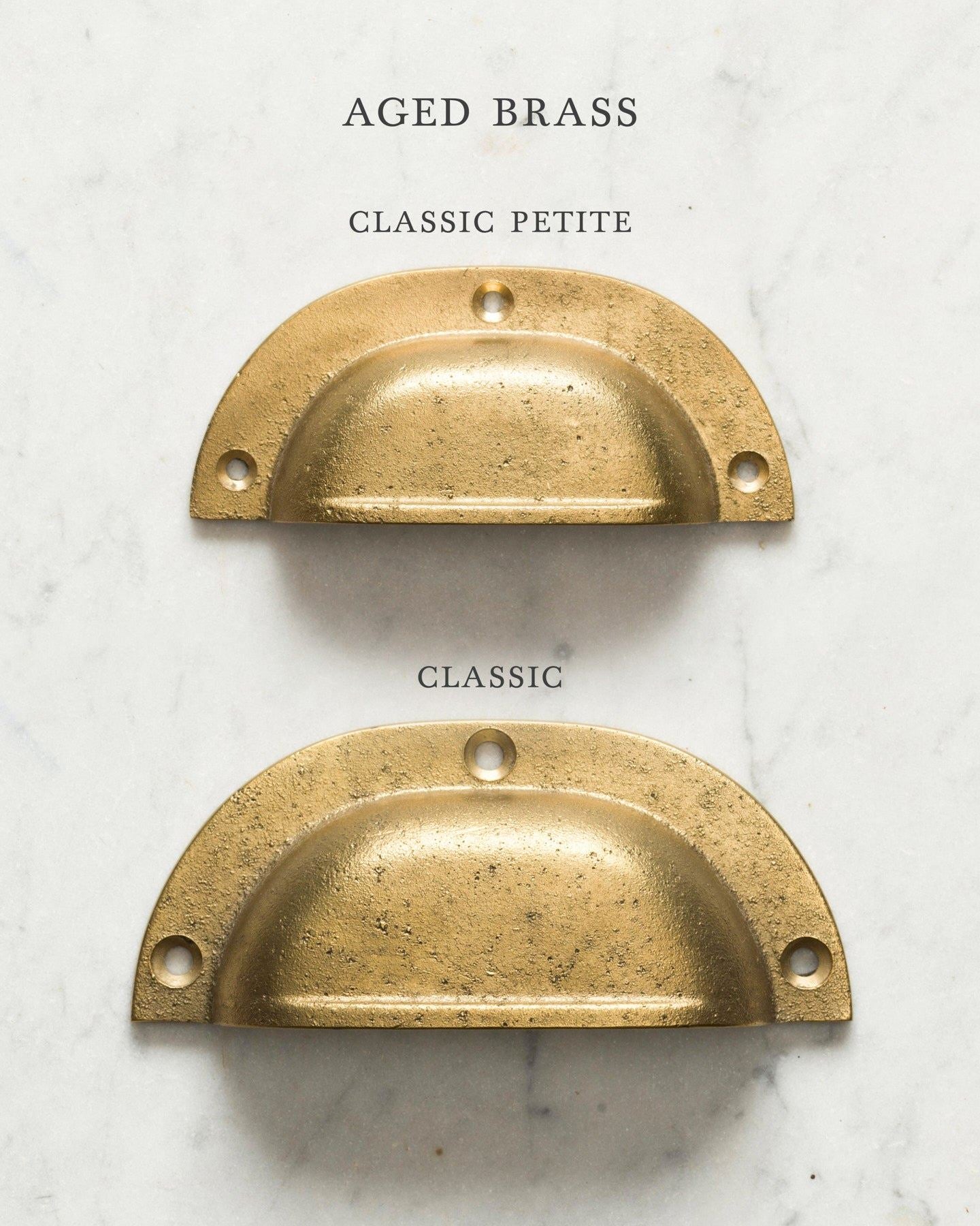 Aged Brass Classic Handle - Petite
