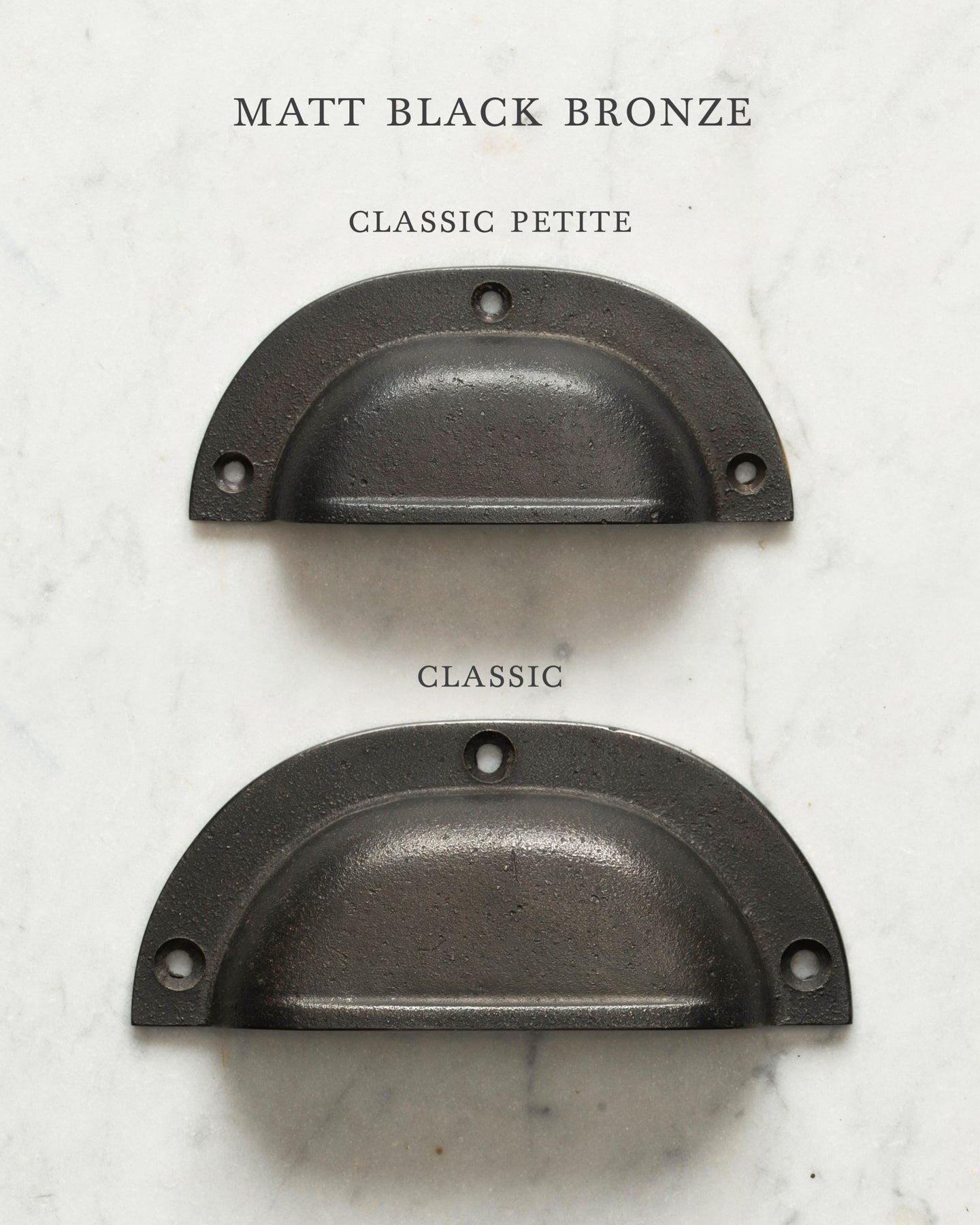 Matt Black Bronze Classic Handle