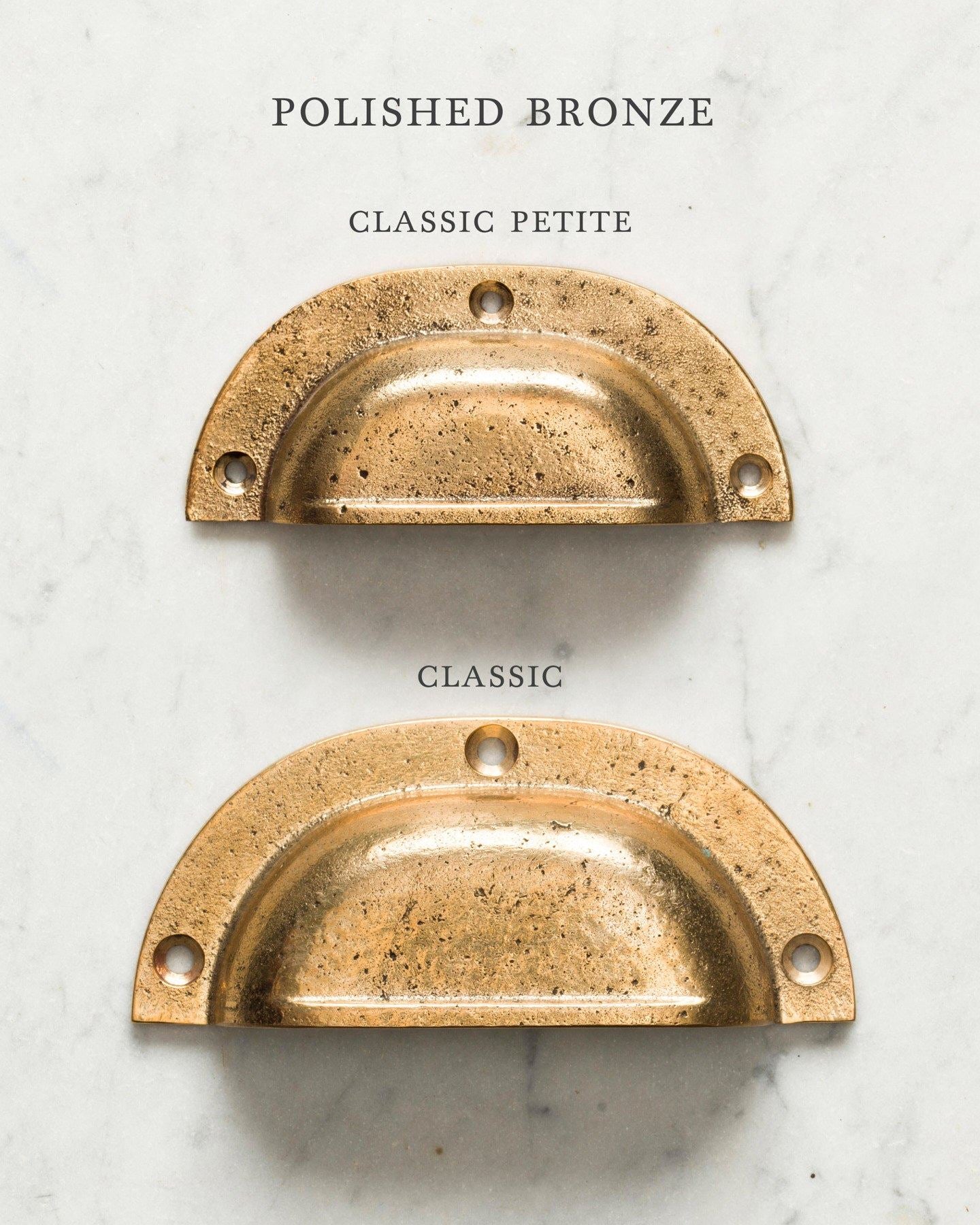 Polished Bronze Classic Handle - Petite