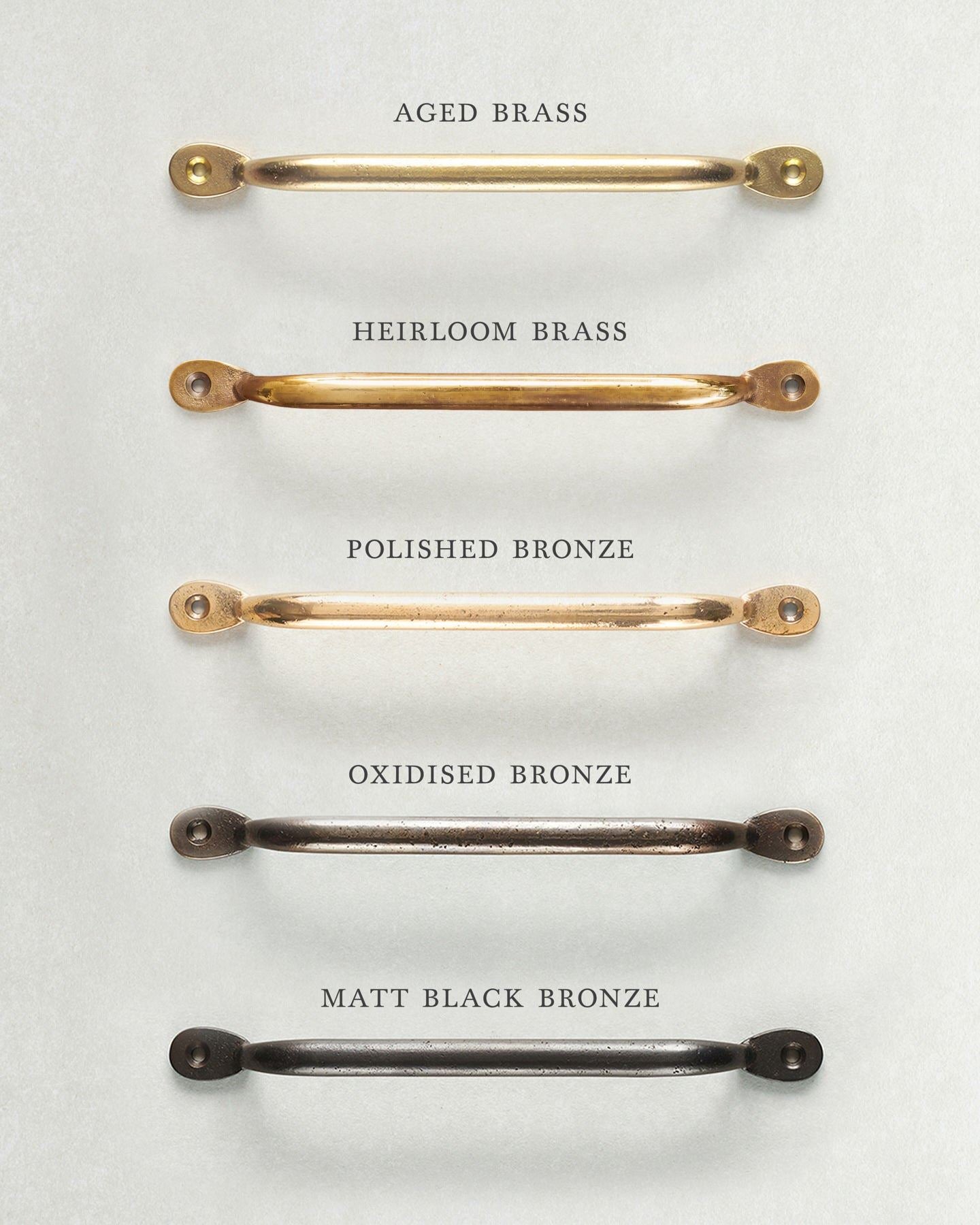 Oxidised Bronze Pull Handle - Small