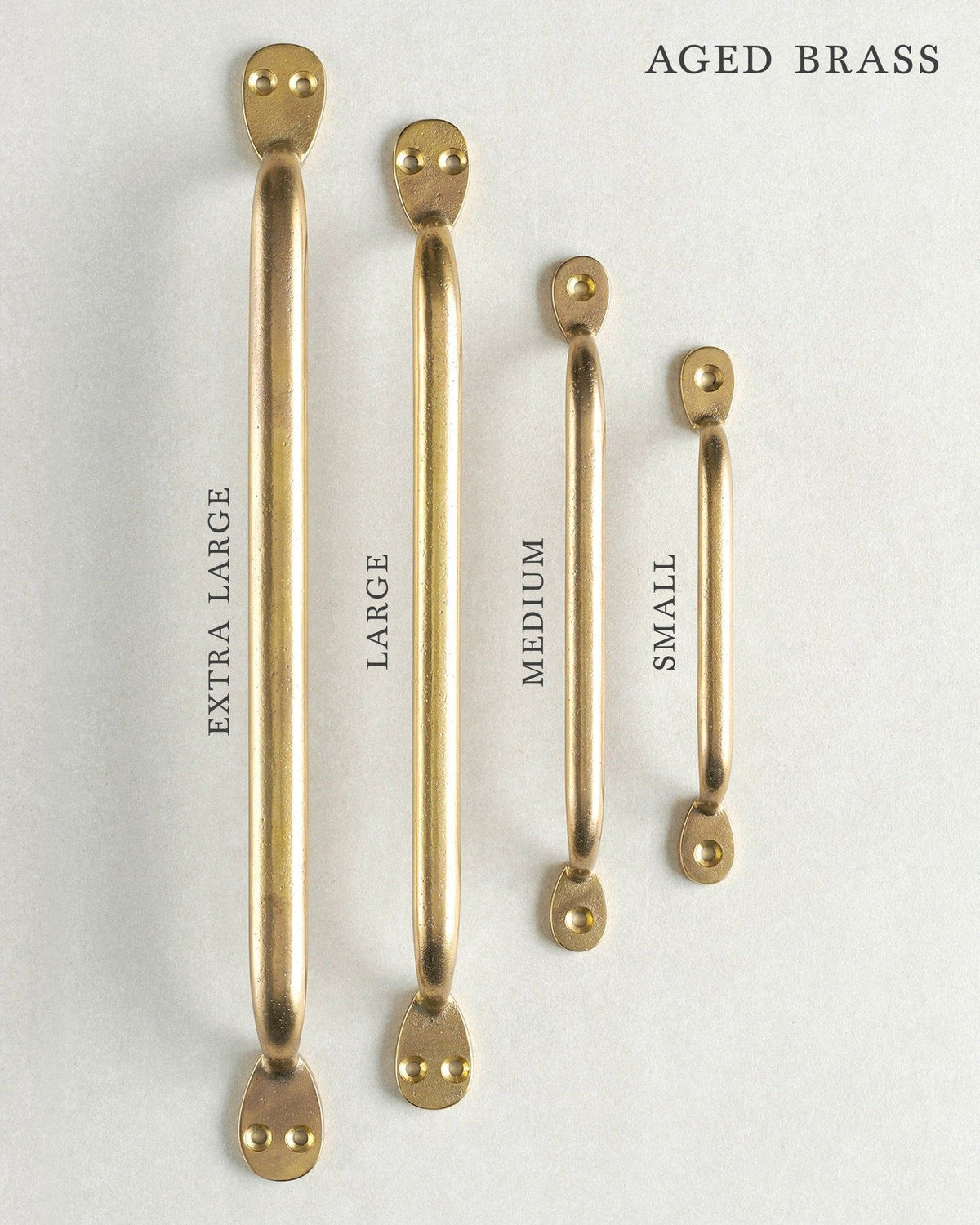 Aged Brass Pull Handle - Small TEST