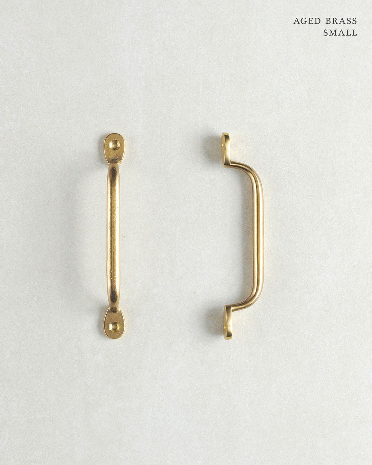Aged Brass Pull Handle - Small TEST
