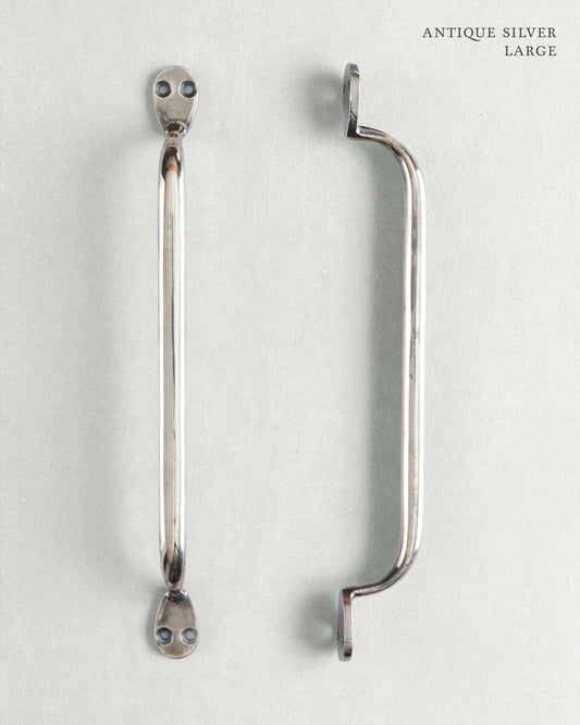 Antique Silver Pull Handle - Large