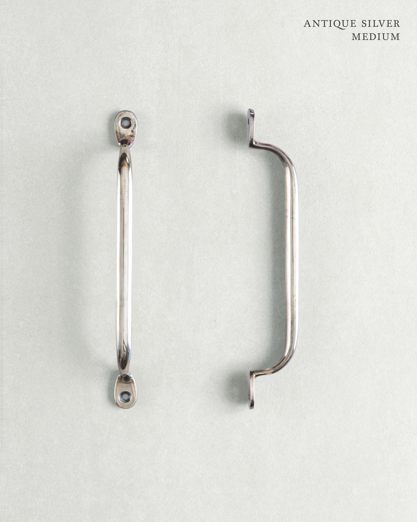 Antique Silver Pull Handle - Medium
