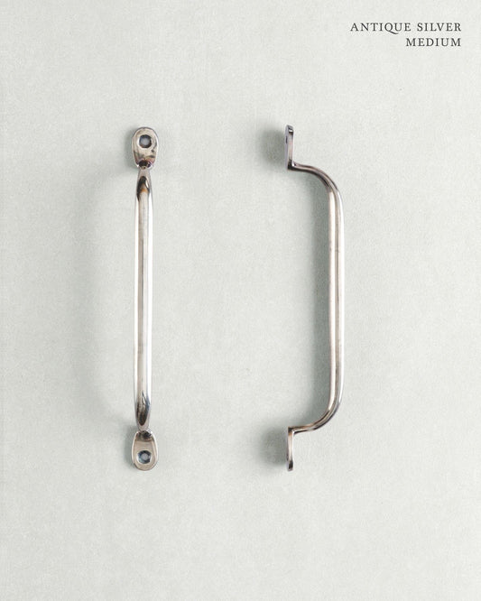 Antique Silver Pull Handle - Medium