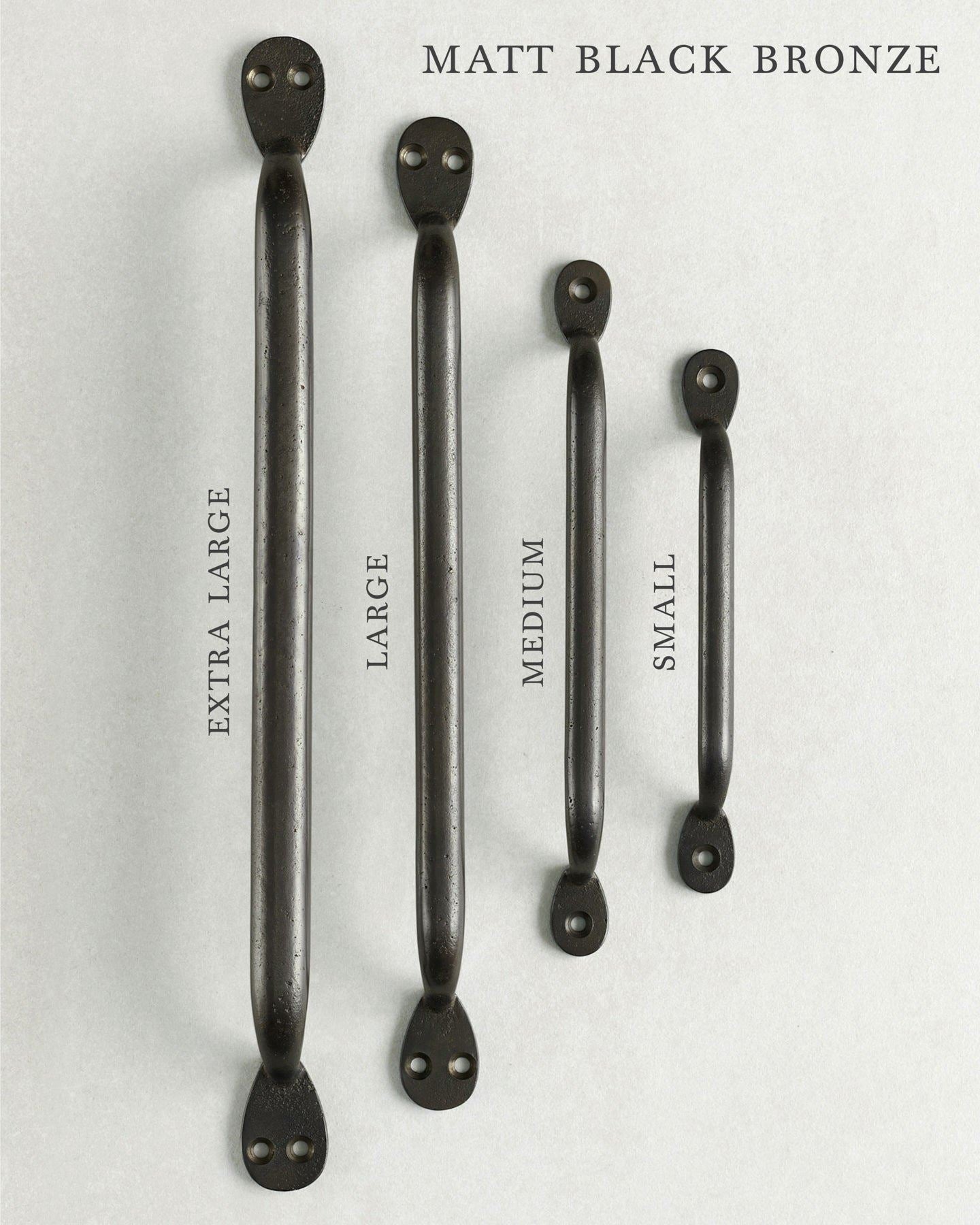 Matt Black Bronze Pull Handle - Medium