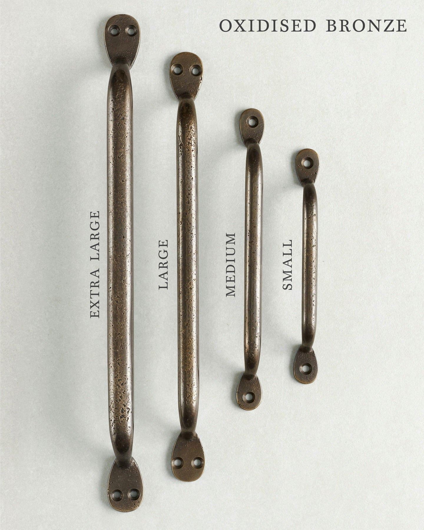 Oxidised Bronze Pull Handle - Small
