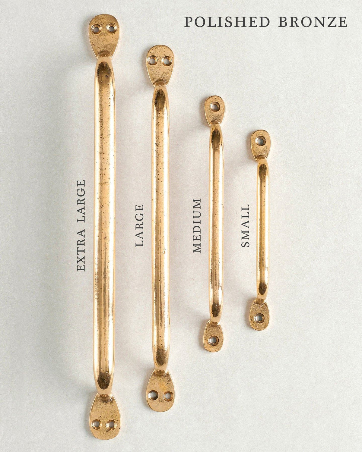 Polished Bronze Pull Handle - Extra Large TEST