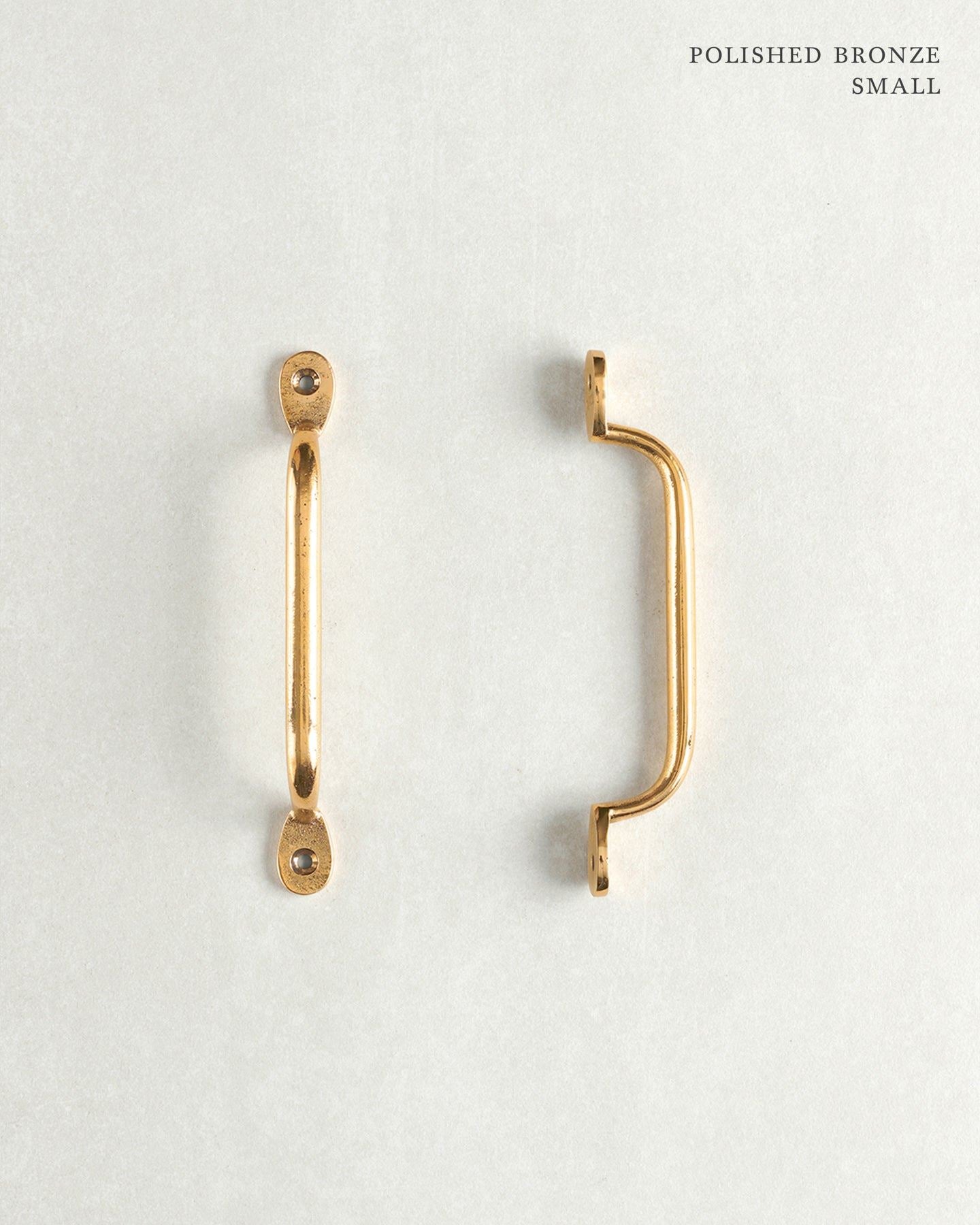 Polished Bronze Pull Handle - Small