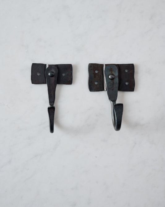 Iron Hook with Square Backplate - Small