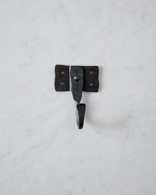 Iron Hook with Square Backplate - Large