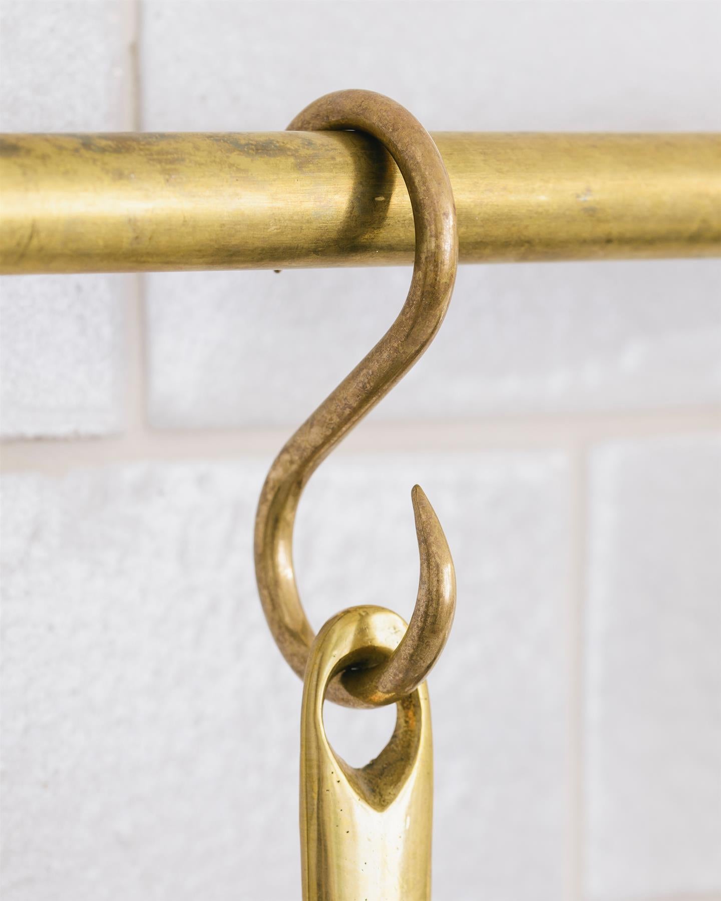 Aged Brass S Hook