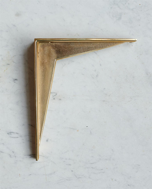 Classic Shelf Bracket - Brass
