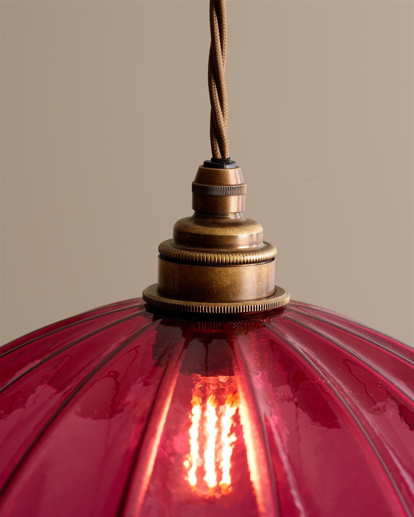 The Petite Frilly Cranberry Light