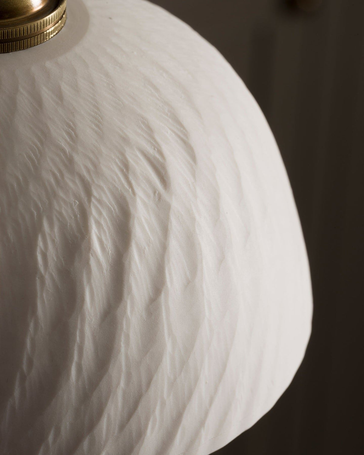 Chattered Rice Bowl Porcelain Plug-in Light TEST